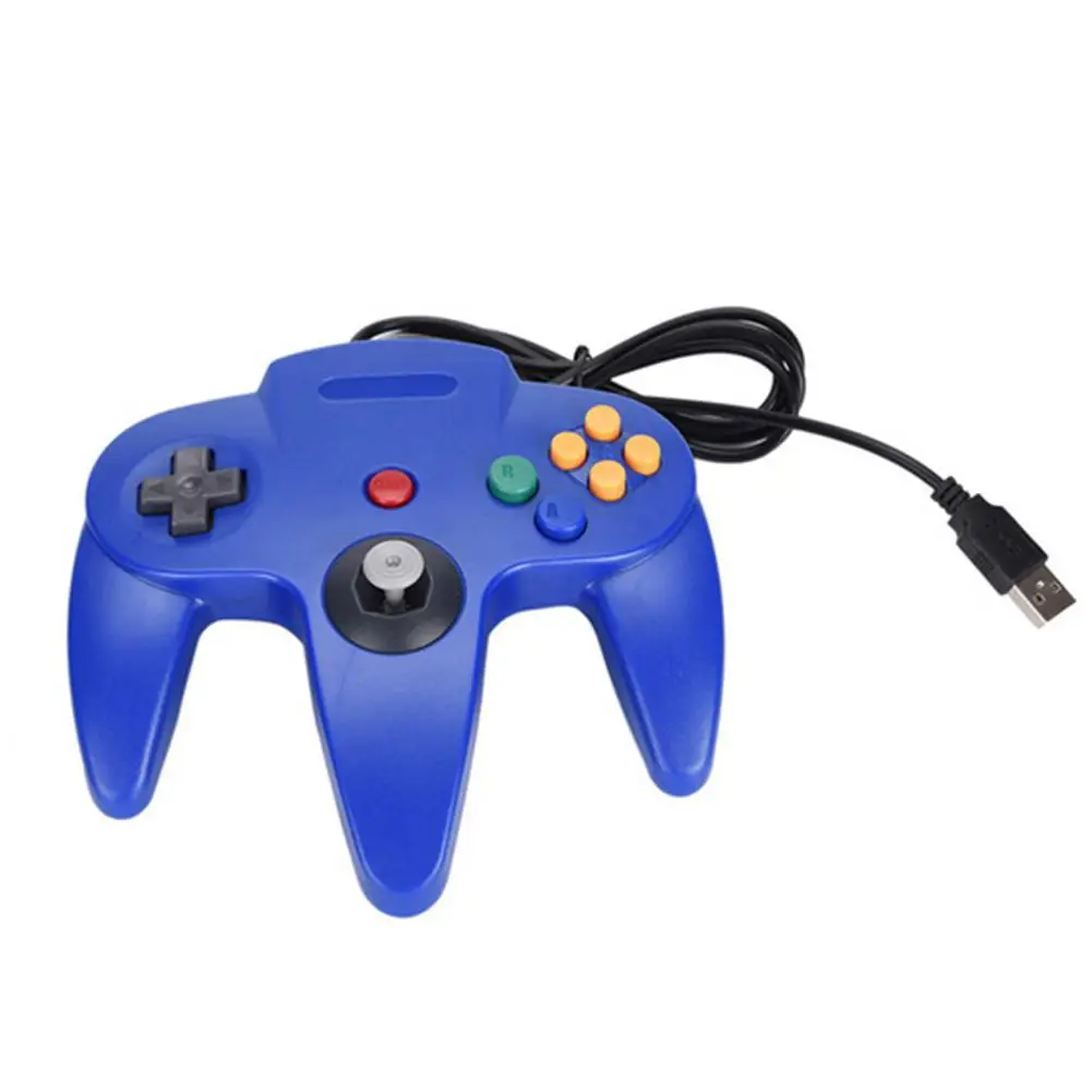 GloryStar USB N64 ABS Геймпад контроллер Джойстик ПК Компьютерная игра ручка игровой контроллер для windows PC MAC Linux геймпад пк