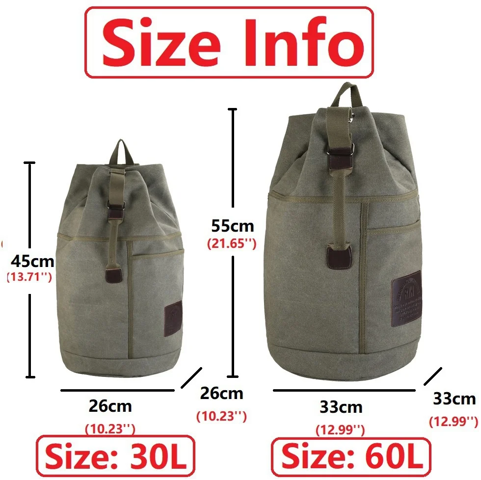 Details about   Mens Canvas Large Backpack Rucksack Work Sports Travel Hiking College School Bag 
