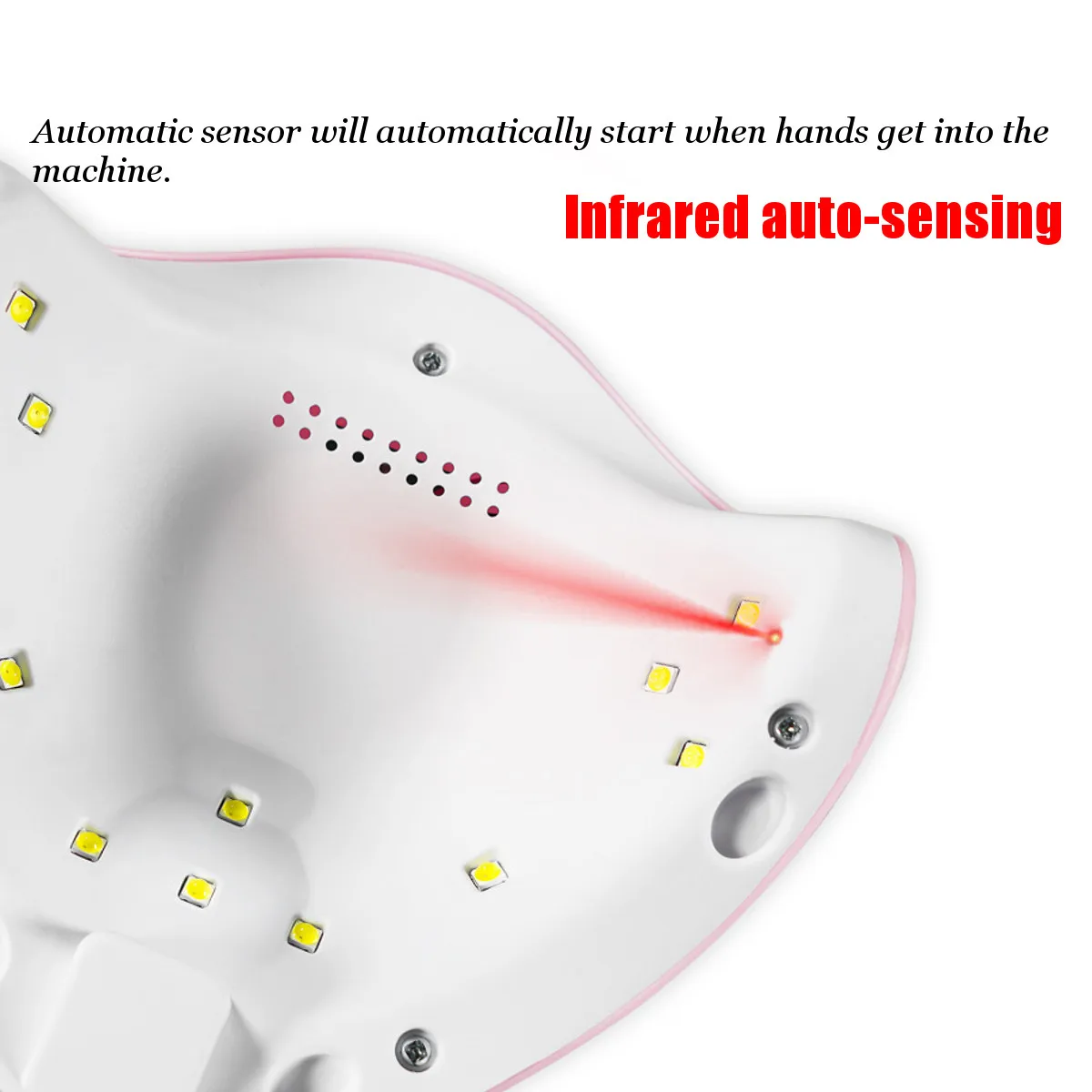 LED Nail Lamp for Manicure Nail Dryer 36W LEDs UV Lamp For UV Gel Varnish Nail Polish With Motion sensing LCD Display