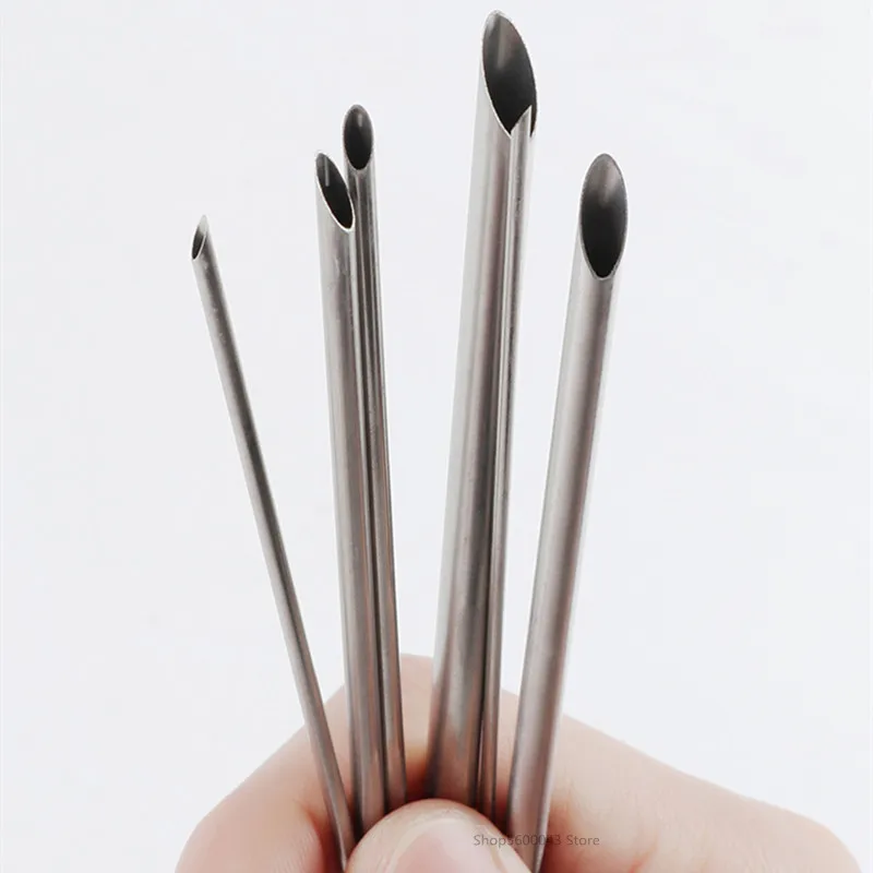 6 Pieces/set of Stainless Steel Hole Puncher Carving Sculpture Modeling Pottery Cutting and Punching Ceramic Polymer Clay Tools polymer clay tools pottery sculpting tools clay sculpting tools pottery tools clay craft tool