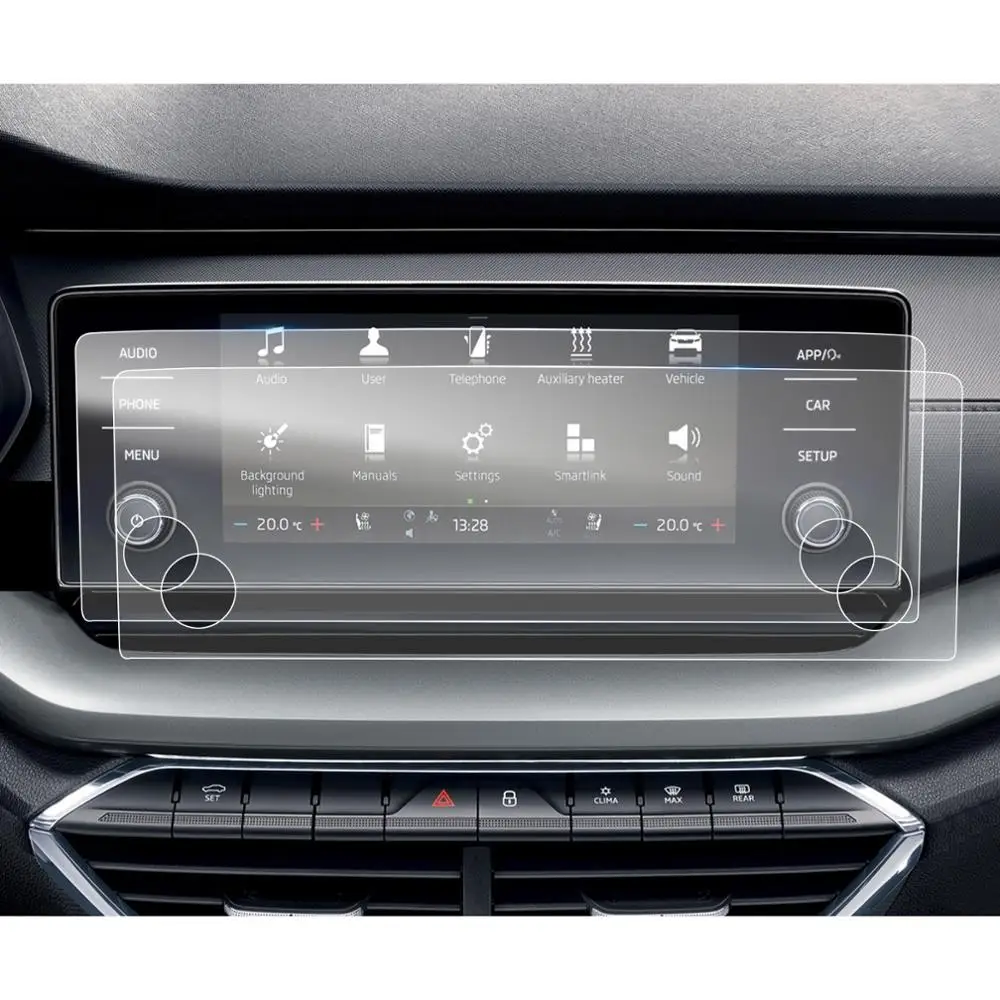 LFOTPP PET защита для экрана Octavia MK4 8 25 дюймов 2020 Автомобильный мультимедийный радиодисплей автомобильные