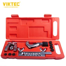 

Viktec Double Brake Pipe Flaring Tool Kit Double Flaring Tool Kit for 3/16"-5/8" 7 Dies Automotive