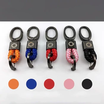 

Car styling keychain key ring with ring decorative rope for Smart 451 453 fortwo forfour Universal car accessories