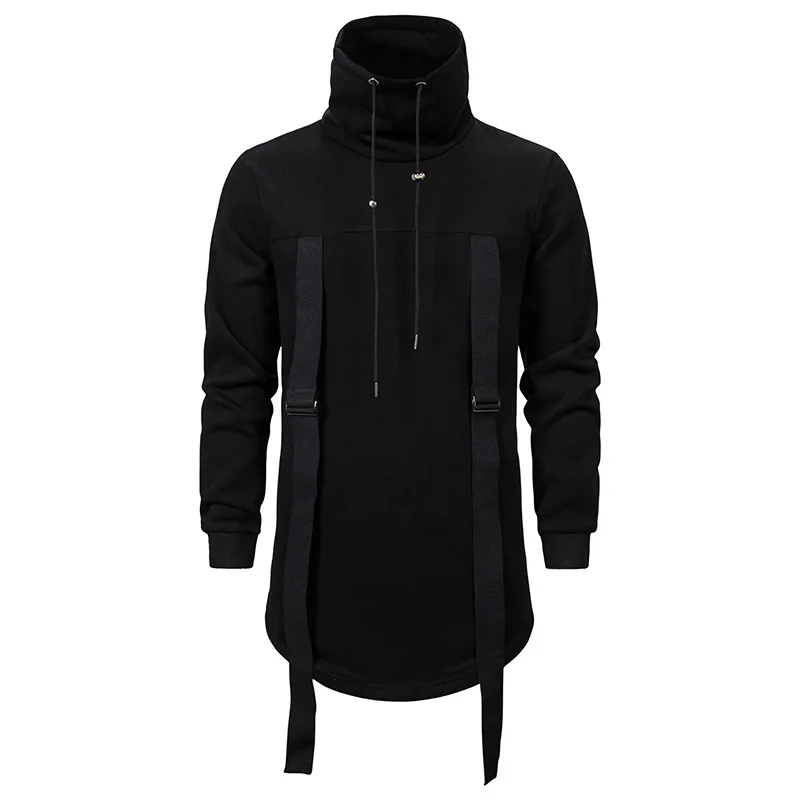 

Trendy Men's Assassin's Creed Turtleneck Hoodie, Dark Hoodie Men, Long Loose Hoodie Men,Hoodie, Top, Men's Clothes