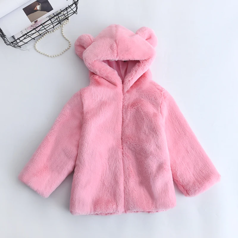 Новое модное пальто для девочек 2-8 лет на осень-зиму повседневные куртки детская одежда с капюшоном для девочек теплая куртка для малышей