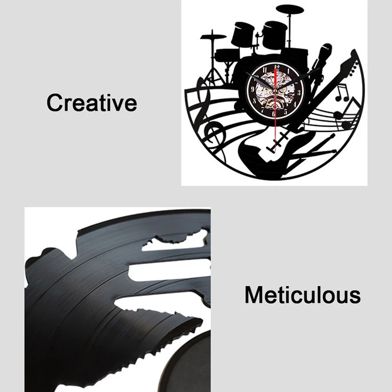 Гитары настенное искусство настенные часы музыкальный инструмент настенная для