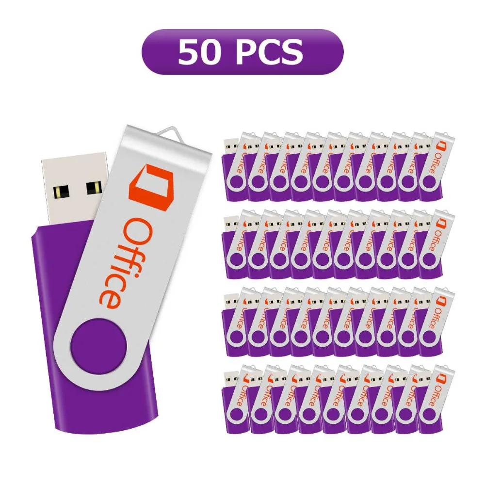 J-boxing 50 шт. 64 Мб USB2.0 флеш-накопитель с печатным логотипом, металлический вращающийся с гравировкой, персонализированная USB карта памяти для компьютера Mac