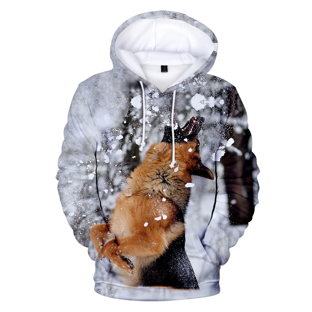 Новое поступление немецкая овчарка Толстовка высококачественный пуловер любителей собак мужчин/женщин осень зима толстовки спортивная одежда