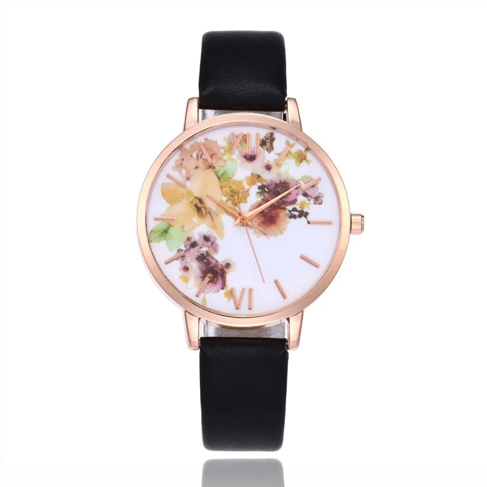 POFUNUO Простые Модные кварцевые наручные часы Reloj часы унисекс роскошные женские часы с ремешком женские часы