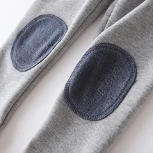 Детская одежда; сезон осень-зима; плотные бархатные брюки для девочек из бамбуковой ткани с заплатками; Удобные Леггинсы