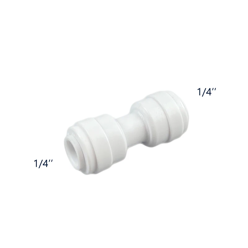 10pcs 1/4 Inch(6.35mm) Straight Backstop Valve Quick Pushfit Tube Non-Return One Way Check Valve Garden Water Connectors