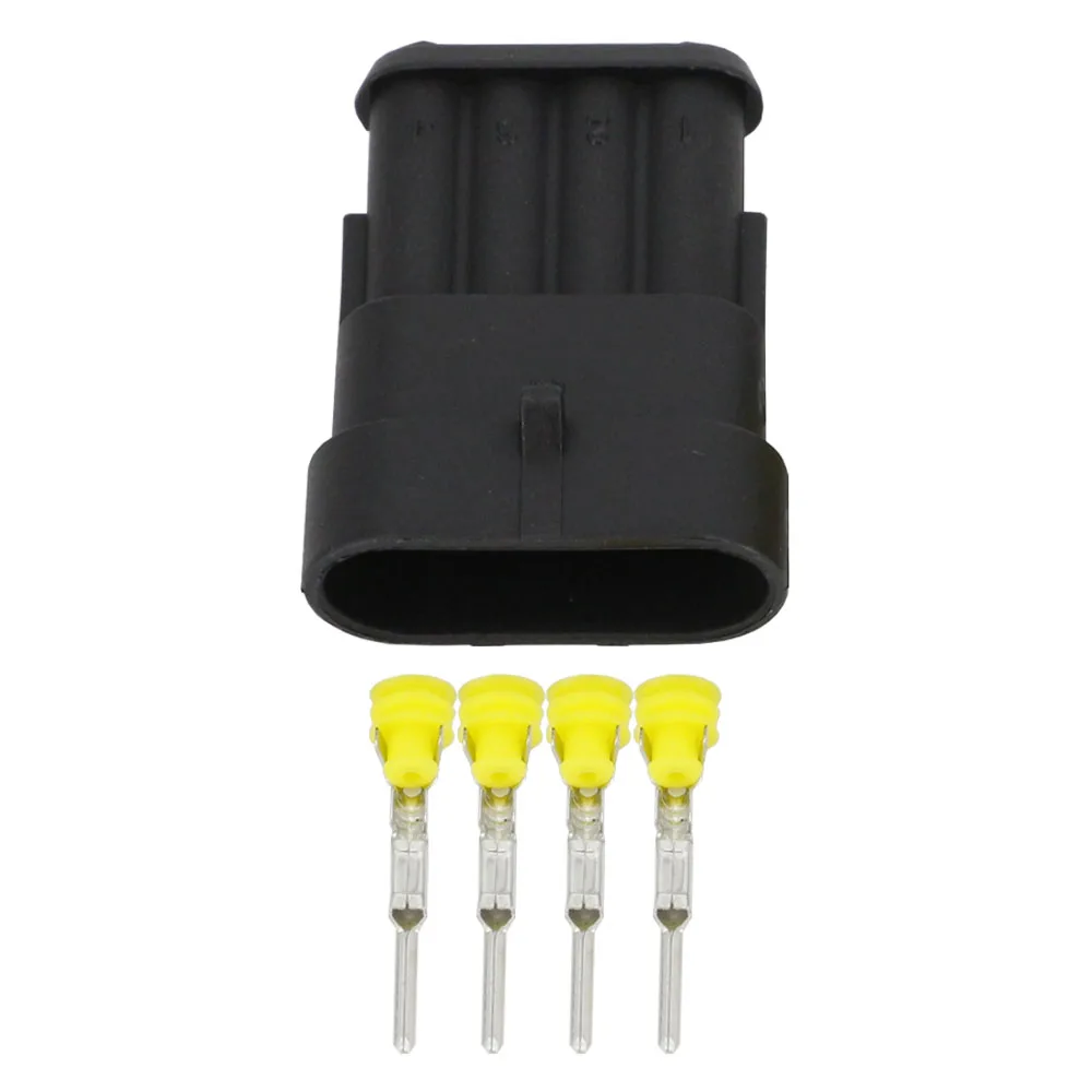 5 комплектов 4 Pin AMP 1 разъемы водонепроницаемый электрический провод разъем DJ7041 1.5