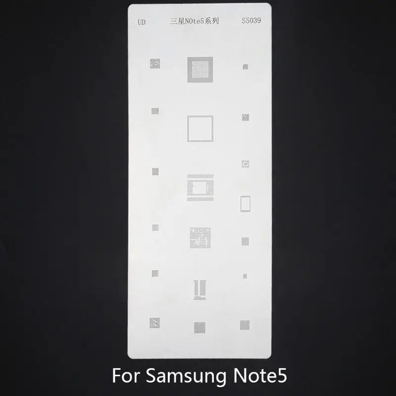 K 1 шт. IC чип BGA трафарет наборы набор припоя шаблон для samsung S8 Edge/S7/S7 Edge/S6/S6 Edge/S5/S4/S3/A.J/Note6/Note5/No - Цвет: K