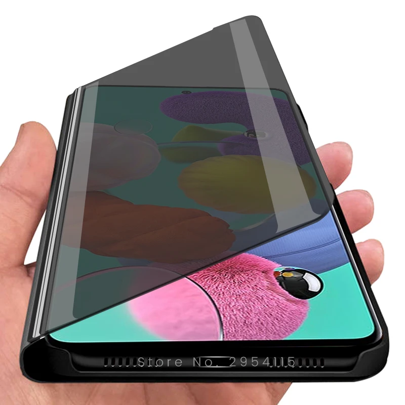 Чехол для samsung galaxy a51 зеркальные чехлы с откидной крышкой a515f/ds 6 5 дюйма sansung sumsung a 51