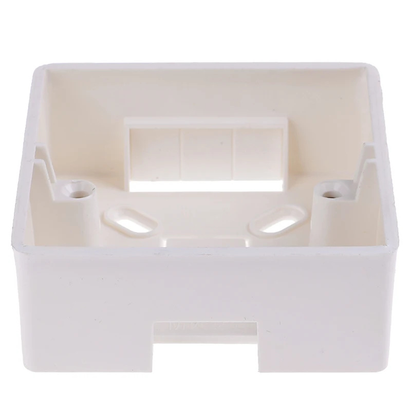 1PC Junction Box 86 Type Switch Socket Base Outfit Junction Box Surface Mount Bottom Box Dropshipping