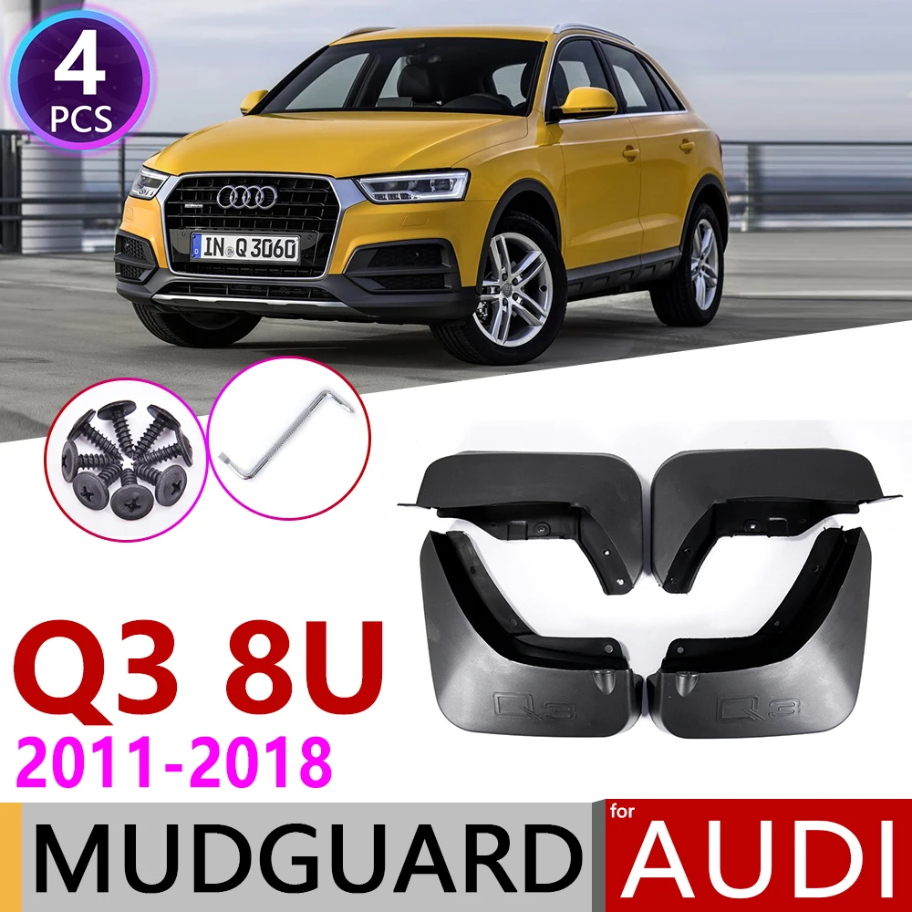 

Car Mudflaps for Audi Q3 8U 2011~2018 Fender Mud Guard Flap Splash Flaps Mudguards Accessories 2012 2013 2014 2015 2016 2017