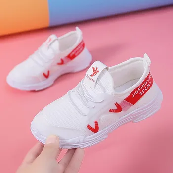 

New Baby Sneakers 2019 Fashion Children Flat Shoes Infant Kids Baby Girls Boys Solid Stretch Mesh Sport Run Sneakers Shoes