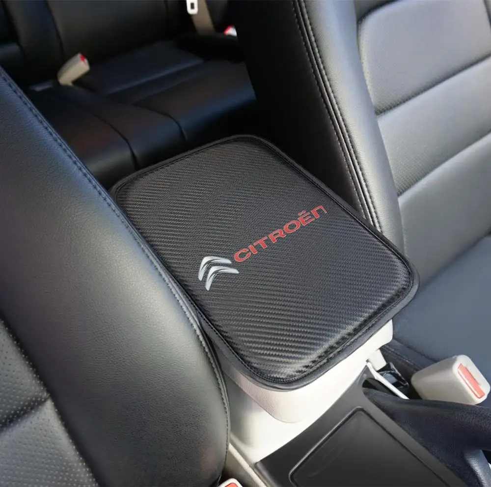 Car Armrest Pad Covers Auto Seat Armrests Storage Protection Cushion for Citroen C1 C2 C3 C4 C5 C6 C8 C4L DS3 DS4 DS5 DS5LS DS6 |