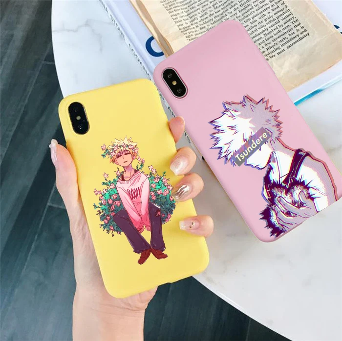 Чехол для телефона аниме My Hero Boku no Academia in pink мягкий карамельный чехол huawei p30 pro lite p20