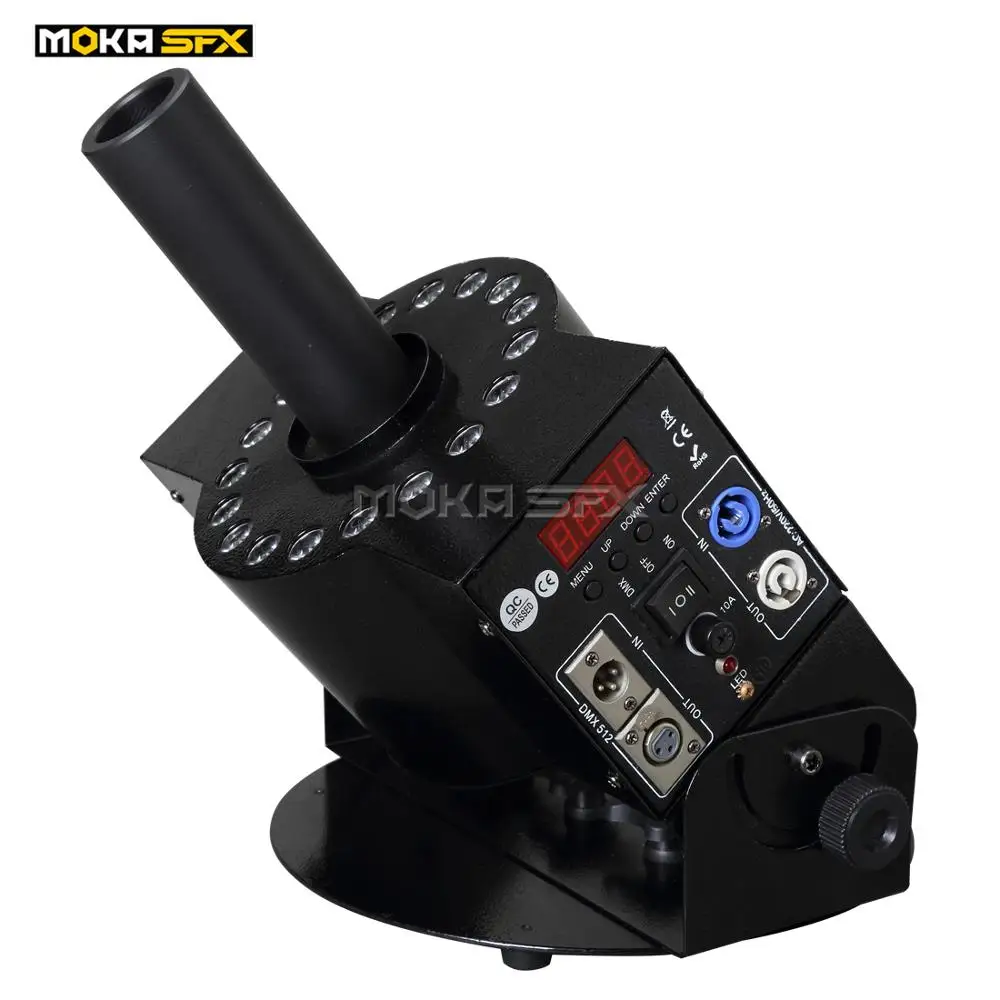 Led CO2 струйная машина RGB 18*3 Вт Spary 8-10 метров Led Disco CO2 противотуманная машина с DMX 512 control/MK-C18