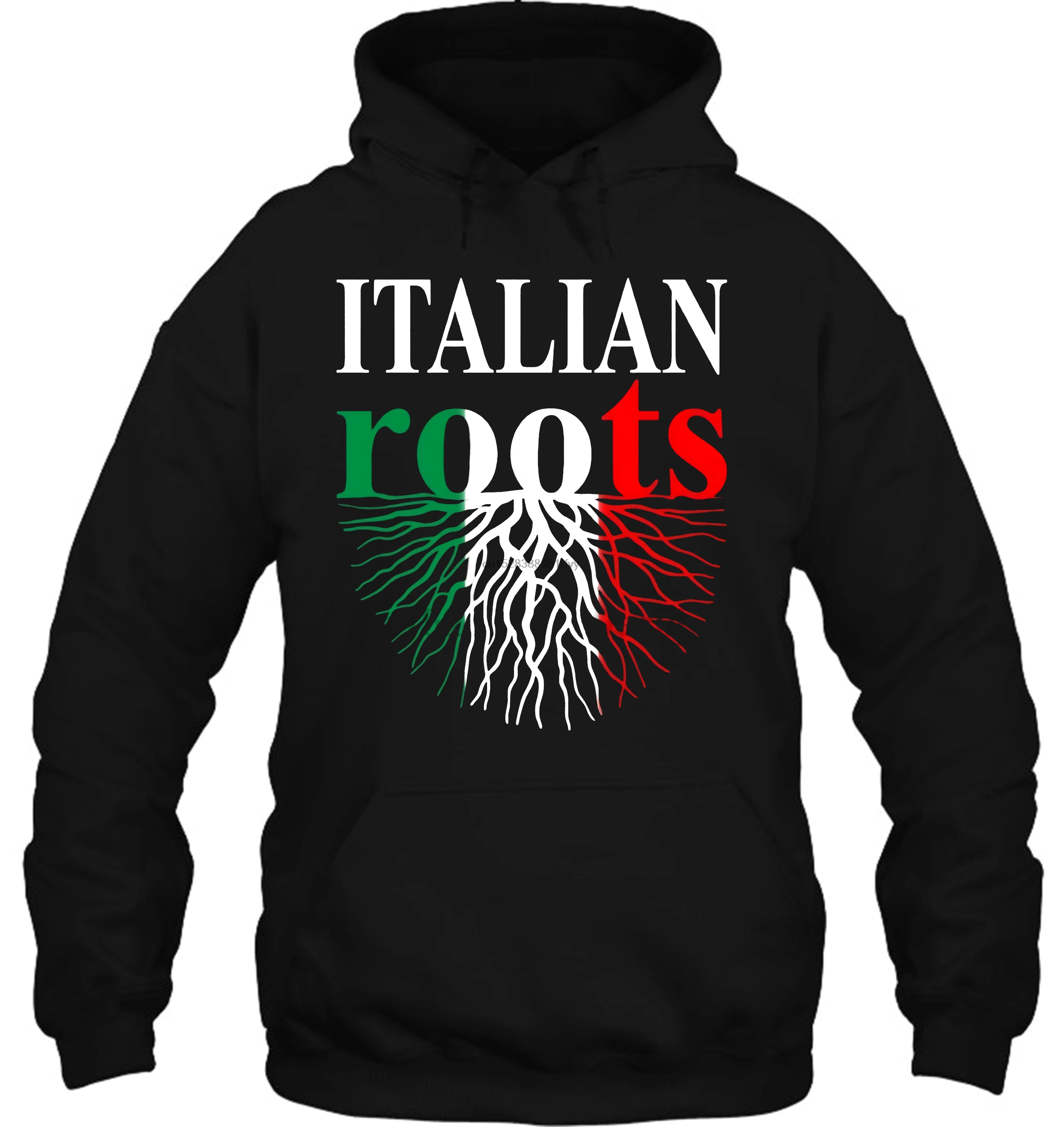 Мужская толстовка Talian Roots Italy Flag Pop Funko Pop с круглым вырезом, забавная женская уличная одежда