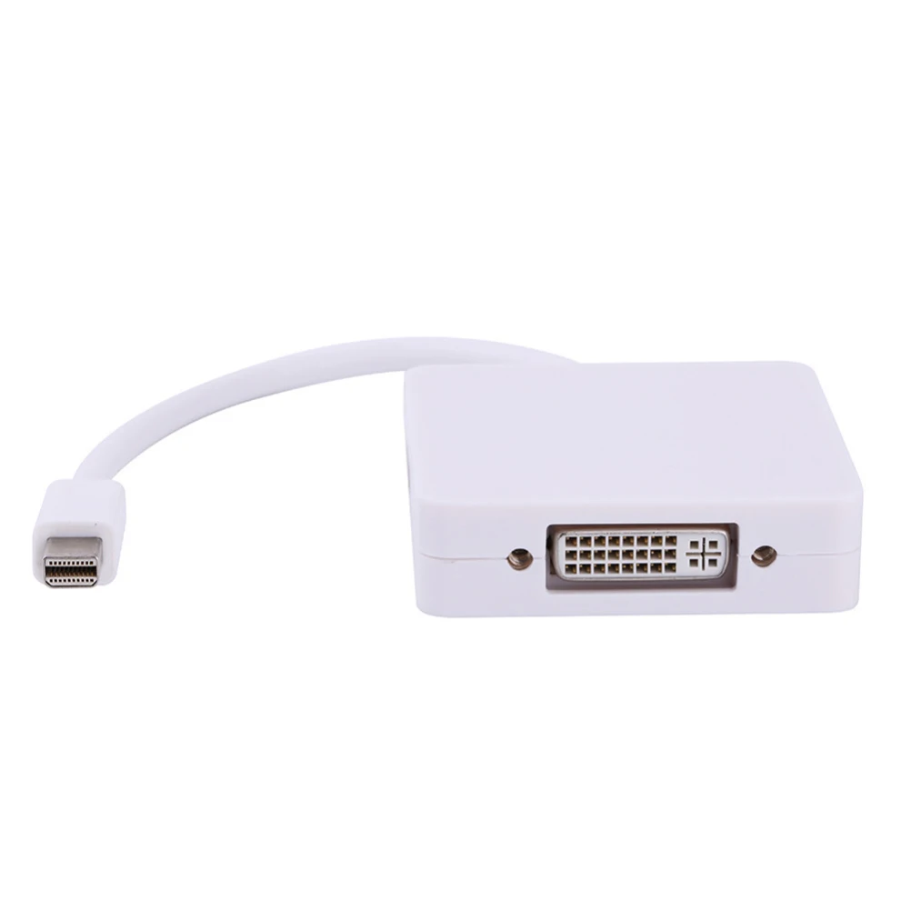 1 шт. мини 1080P Дисплей Порт Thunderbolt HMDI адаптер конвертер к DVI VGA HDMI 3в1 Для Apple Mac Book Pro Air iMac