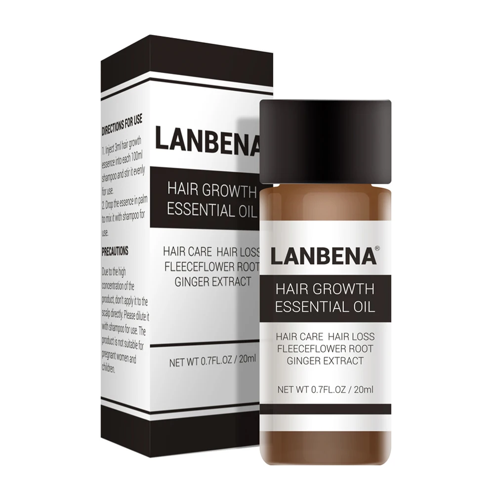 LANBENA 20 мл быстро мощные средства с эссенцией для рост волос эфирное масло лечение мужчин t Предотвращение выпадения волос уход за волосами для мужчин женщин