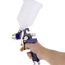 Профессиональный H827P Воздушный Распылитель Краски распылитель 600 мл горшок гравитационный корм HVLP 3 насадки с 1,4 мм 1,7 мм 2 мм автомобильные инструменты