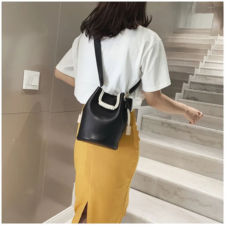 Summer Bucket Bag Two-piece Mother Bag Handbag Fashion Single Shoulder Oblique Satchel Bag