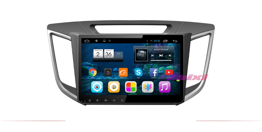 ZaiXi 2din автомобильный мультимедийный Android Авторадио автомобильный проигрыватель с радио и GPS для hyundai IX25 Cantus~ Bluetooth WiFi Зеркало Ссылка