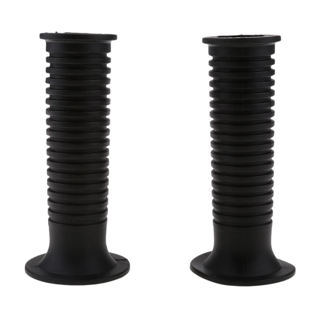 1 Pair Soft Rubber Open End Motorcycle Grips (Black), Fits 7/8inch Handlebars for BMW R1150 GS R RT R1200RT R1100GS/RT/R/S