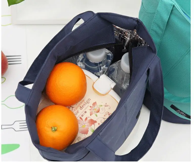 Оксфордская ткань изоляционная сумка ручная Изолированная Bento коробка сумка простой удобный Bento коробка контейнер для сумок сумка для хранения сумка для переноски