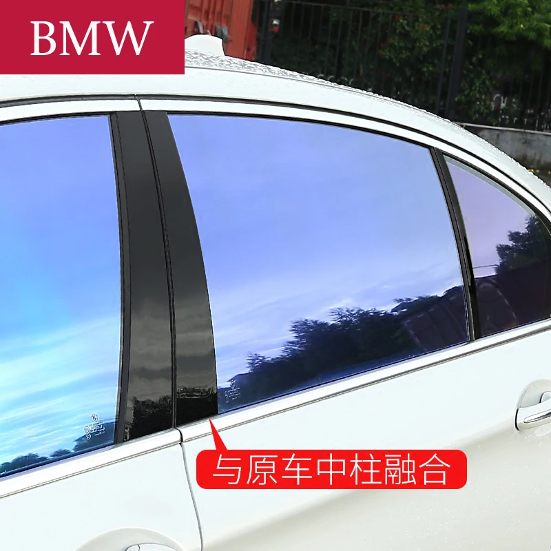 Декоративная наклейка на окно автомобиля BMW 1 3 5 Series X1 X3 X5 F10 F30 F18 E84 F35 F15 E70|Наклейки