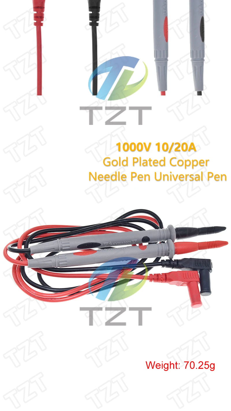 1/3 Stück Multimeter-Testleitungen, Universalkabel, AC DC 1000 V, 20 A, 10 A, CAT III, Messsonden, Stift für Multimeter-Tester, Drahtspitzen – Detail 4