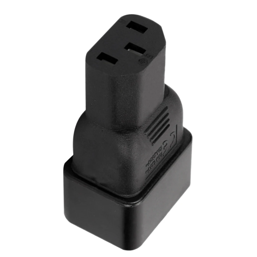 IEC 320 C20 3-Pin To C13 3-Pin Female Plug Power Supply Converter Adapter