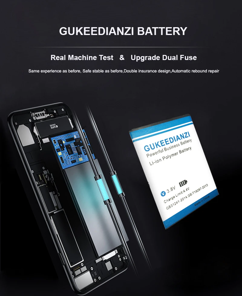 GUKEEDIANZI TLi020F1 2600 мА/ч, Батарея для Alcatel One Touch Pop 2 5042d C7 7040 OT-7040 OT-7040D 5010 5010D OT5010 OT5010D чехол для телефона