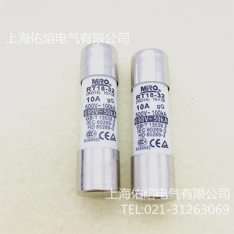 fusivel rt18 32 ro15 r015 10x38 6a8a10a12a derreter nucleo 500 100ka 690v 01
