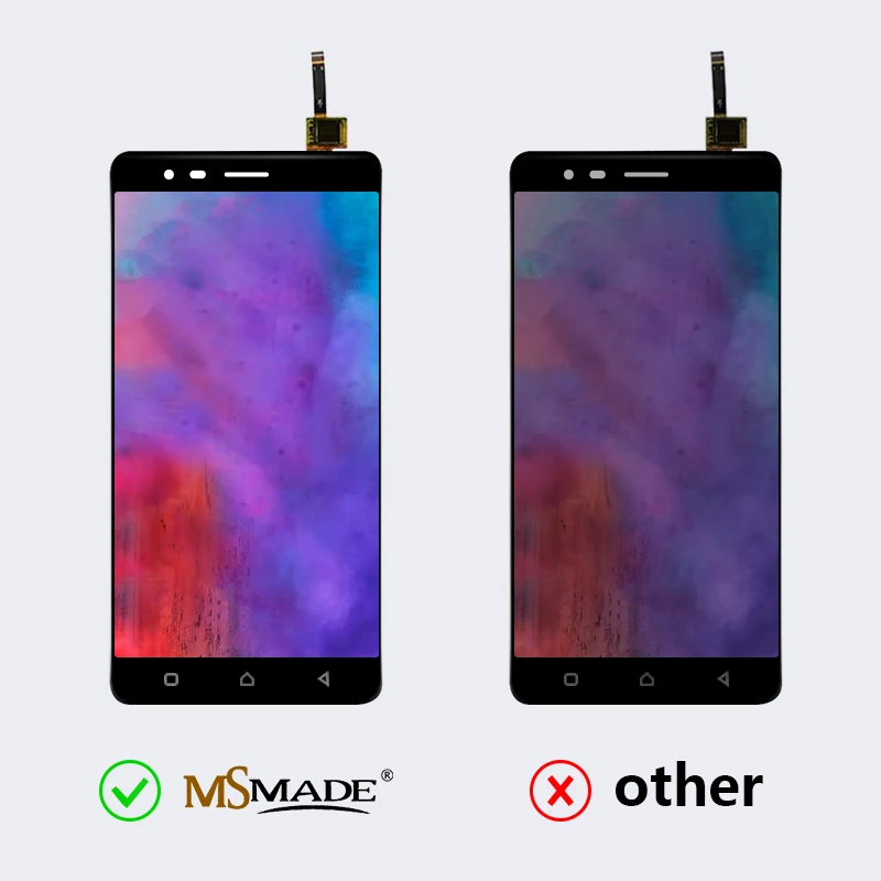 5," дюймовый для Lenovo K5 Note lcd A7020 A7020a48 K52t38 k52e78 ЖК-дисплей с сенсорным экраном дигитайзер запасные части с рамкой