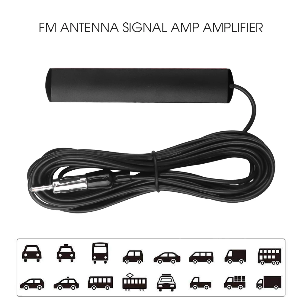 Antena amplificadora FM para coche, aérea para YAMAHA, Renault, Trucks, Dacia, Citroen, Kenworth, Infiniti, Skoda, Octavia, A7|Antenas| - AliExpress