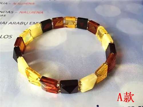 Domestic spot Baltic amber natural beeswax hand bracelet