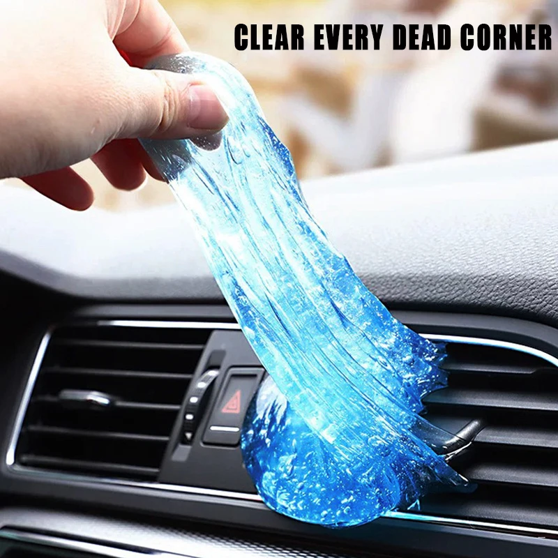 YWT 2 Piece Set Multi-Function Magic Cleaning Soft Gel Magic to Dead Corner Dust Cleaning Mud Suitable for Car Computer Mobile Phone Laptop Keyboard Home Use 