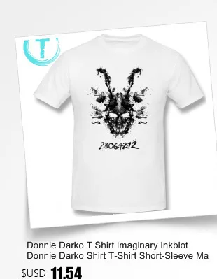 Футболка Donnie Darko, футболка Donnie Darko, забавная Футболка с принтом, 6xl, летняя мужская футболка с коротким рукавом, 100 хлопок
