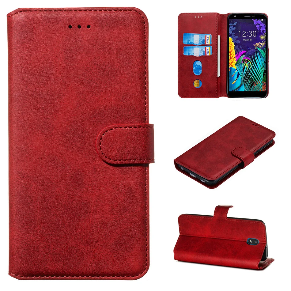 Чехол книжка с отделением для карт LG Stylo4 5 K40S K50S K20 K30 2019 K40 K50 Q60 G7 G8 ThinQ V30 V40 V50 W10 W30