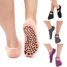 Fahion Women Anti Slip Finger-separated Yoga Socks Sport Ballet Dance Socks