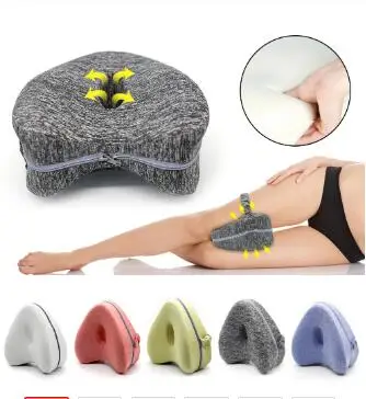 

Orthopedic Pillow for Sleeping Memory Foam Leg Positioner Pillows Knee Support Cushion between the Legs for Hip Pain Sciatica
