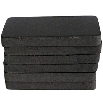 

6PCS Treadmill Mat Thickened High-Density Rubber Soundproof Pad Wear-Resistant Sports Equipment Mat