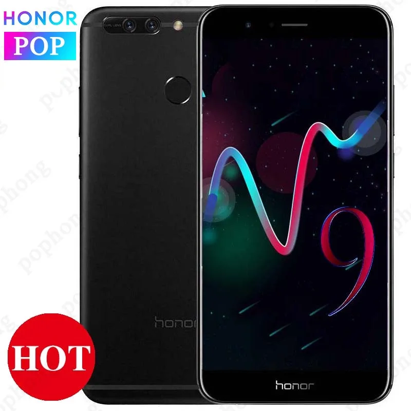 Original Huawei Honor V9 4G LTE Mobile Phone 5.7" 2560x1440 Kirin960 Octa Core 6GB RAM 64GB ROM Dual 12.0MP Camera Smart Phone