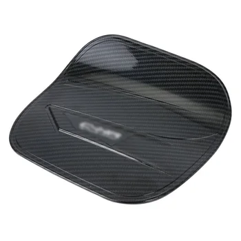 

Accessories Fuel Tank Cap Replacement Carbon Fiber Style Gas Oil ABS Plastic