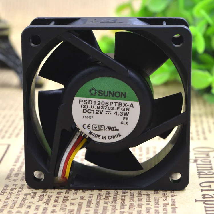 Установка для Sunon 60256 см PSD 1206PTBX-A1V4.3W4 шариковый вентилятор охлаждения | Компьютеры