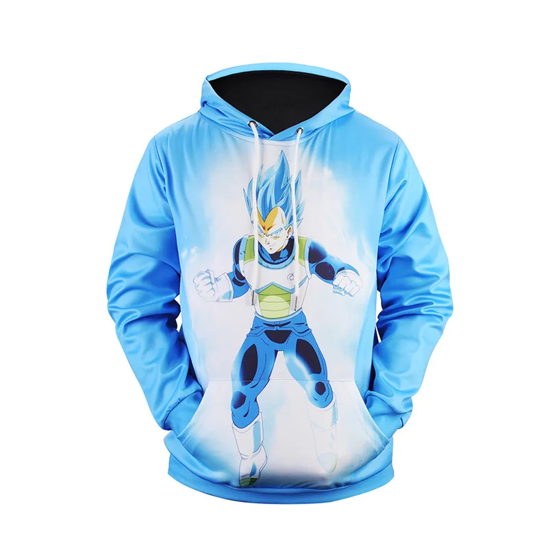 Новый дизайн Dragon Ball Z Goku толстовки DBZ Strong печать 3D Толстовка с капюшоном для мужчин